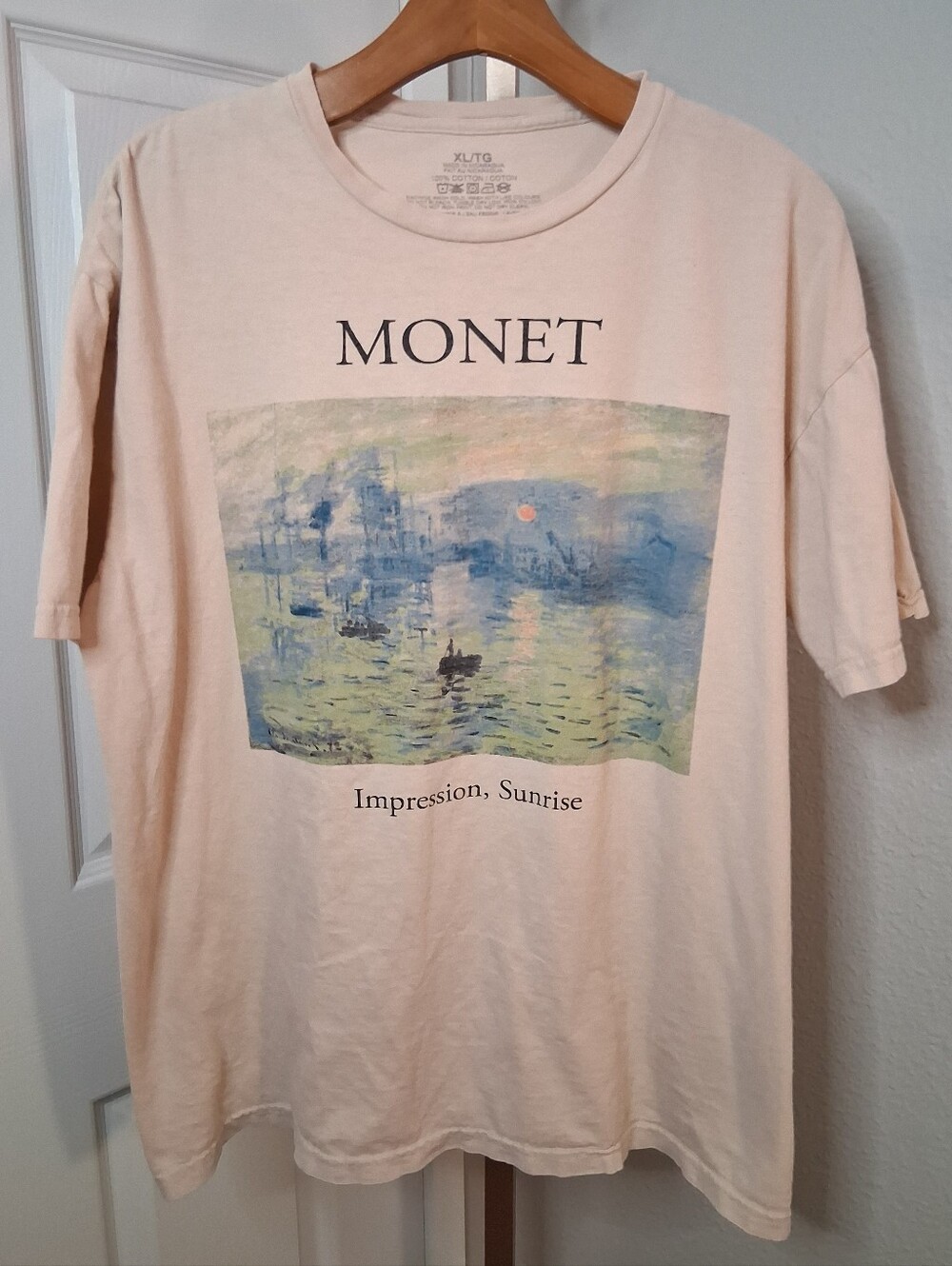 Monet T Shirt XL Painting Graphic Tee